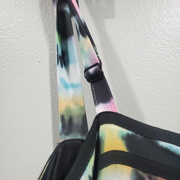 Torrid Plus Size Women's Rainbow Tie-Dye Sleeveless Maxi Dress Chiffon Size 20 - Picture 15 of 16
